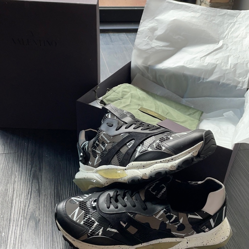 Valentino Leather Sneakers